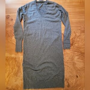 Everlane Charcoal Grey 100% Cashmere Sweater Dress